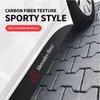 2pcs Car Door Side Skirt Sill Stripe Carbon Decals Styling Accessories For Mercedes Benz AMG A C E GLC clase CLA W203 W177 W167
