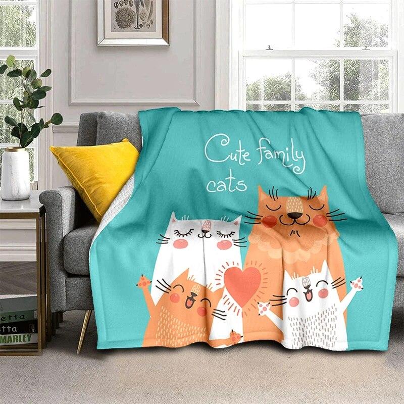 Мягкая плюшевая кровать с мультяшными животными, тонкие одеяла для пикника с героями мультфильмов, современное фланелевое одеяло Gedruckt Bettdecke Geschenk
