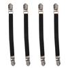 4pcs Elastic Crisscross Bed Mattress Sheet Straps Double Head Clips Gripper Holder Fasteners Suspender