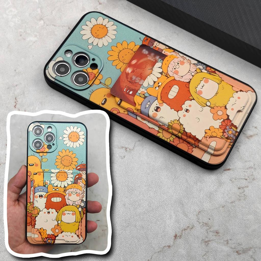 Чехол-накладка из ТПУ для телефона Huawei Enjoy70/70S/NOVA Y72 4G, карман для карт, силиконовый кармашек для карт, пыленепроницаемый, модный дизайн, милый