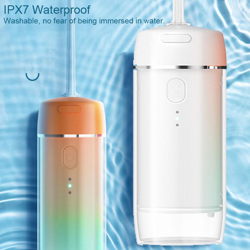 Water Flosser Cordless For Teeth With 4 Types Of Nozzles Mini Portable Oral Irrigator Teeth Cleaner Pick