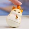 Chubby Cat Resin Ornament Shake Toys Cat Car Decorations Cat Resin Figure Cat Swinging Doll  Gifts