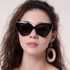Cat Eye Sunglasses Women   Style Triangle Shades Clear Candy Color Eyewear Vintage Sun Glasses For Women