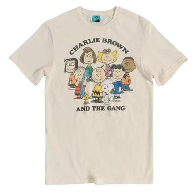 Peanuts Унисекс футболка для взрослых «Чарли и банда»