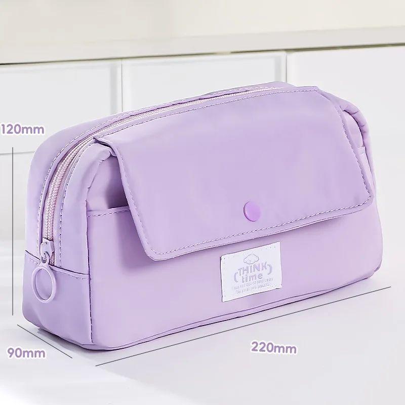 Прозрачный пенал большой вместимости, многофункциональная сумка для канцелярских принадлежностей, новый дизайн Meirad, идеально подходит для хранения