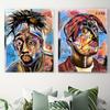 Portrait Canvas Paintings Wall Posters Graffiti Art Canvas Modern Wall Art Canvas Pictures Home Decoration Background