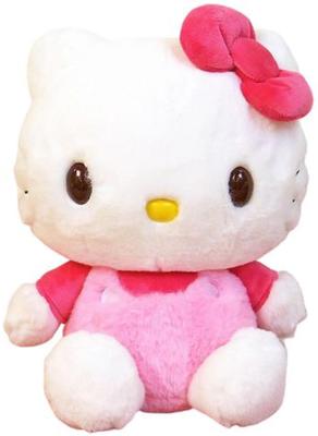 Корпорация Накадзима Пушистая Хелло Китти Средняя Розовая 28 см x x Sanrio Плюшевая игрушка Хелло Китти 23,5 см 16,5 см 143020-20