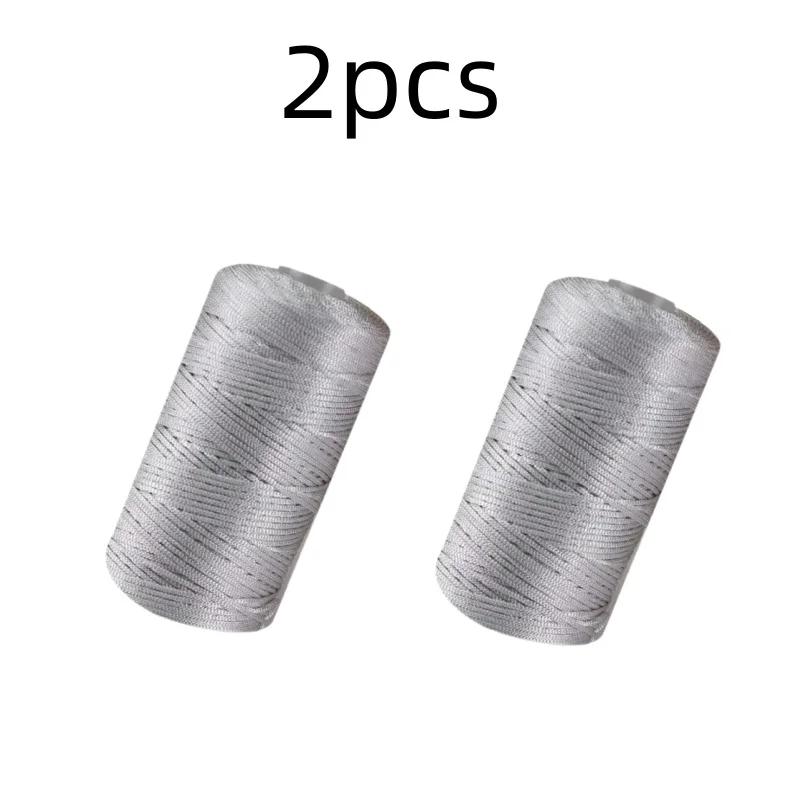 100 г Новая летняя пряжа для вязания крючком 1,5 мм шнур тонкая ледяная хлопковая нить для ручного вязания сумки шляпы обуви пряжа хило