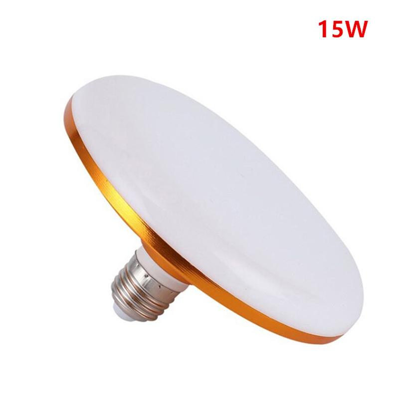 220V Led Bulb E27 Led Lamp Super Bright 15W Ufo Leds Lights Indoor Cold White Lighting Table Lamps Garage Light