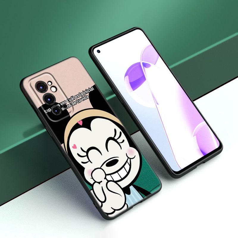Черный силиконовый чехол для телефона Mickey Minnie для OnePlus 9R 10R 11R 12R ACE 2 Pro 2V 3V Nord CE 2 3 Lite 4 N10 N20 N30 SE 5G