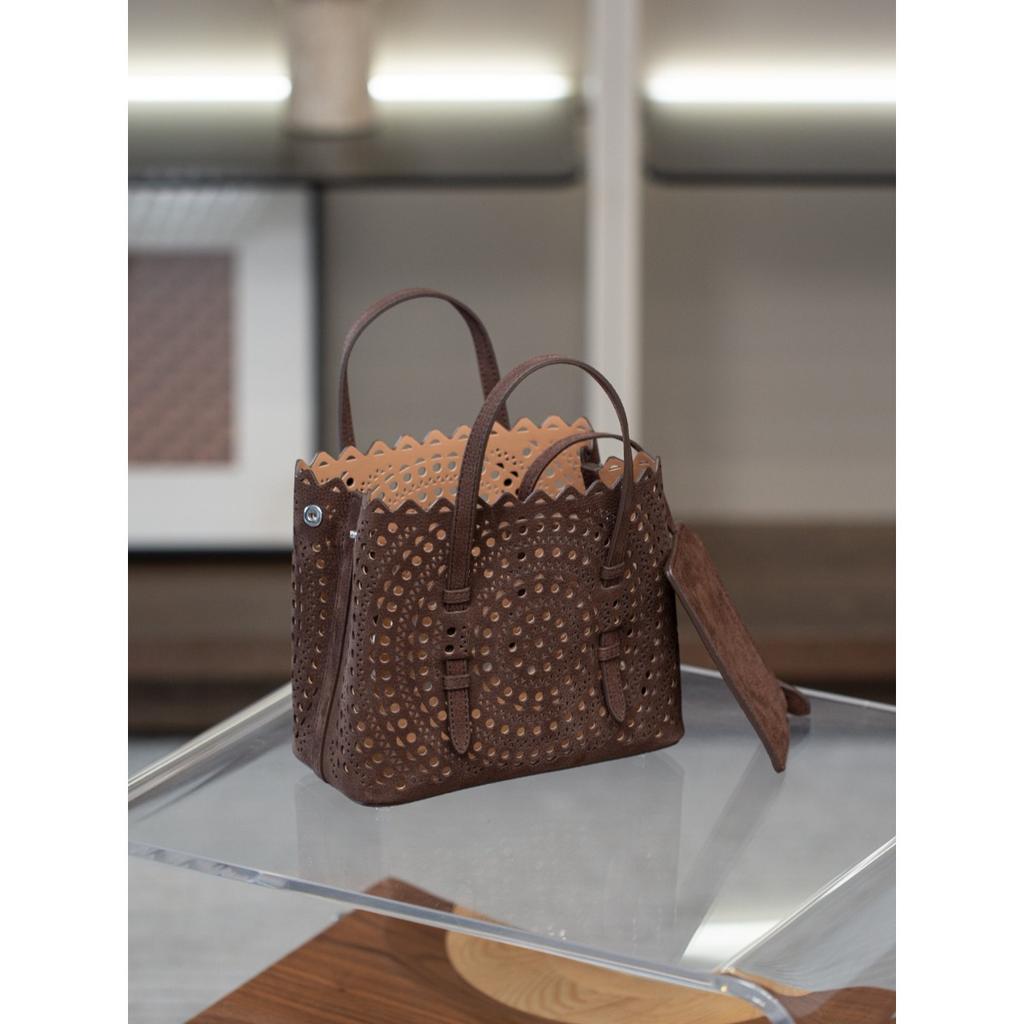 Mina20 первый слой бархат узор личи телячья кожа полый белый стальной металлофурнитура с одинарным плечевым ремнем для ношения через плечо французский полый