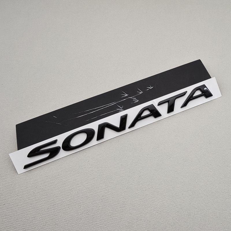rlapg3 3D ABS SONATA TUCSON Styling Car Logo Letter Decal Tail Rear Trunk Emblem Badge Sticker For Hyundai Auto Decoration Accessories