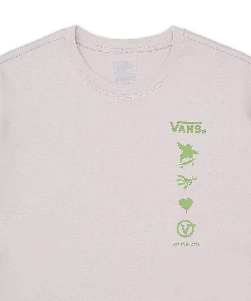 VANS Короткорубашка с принтом птиц - Taupe Mist / Vn000Tkyen91