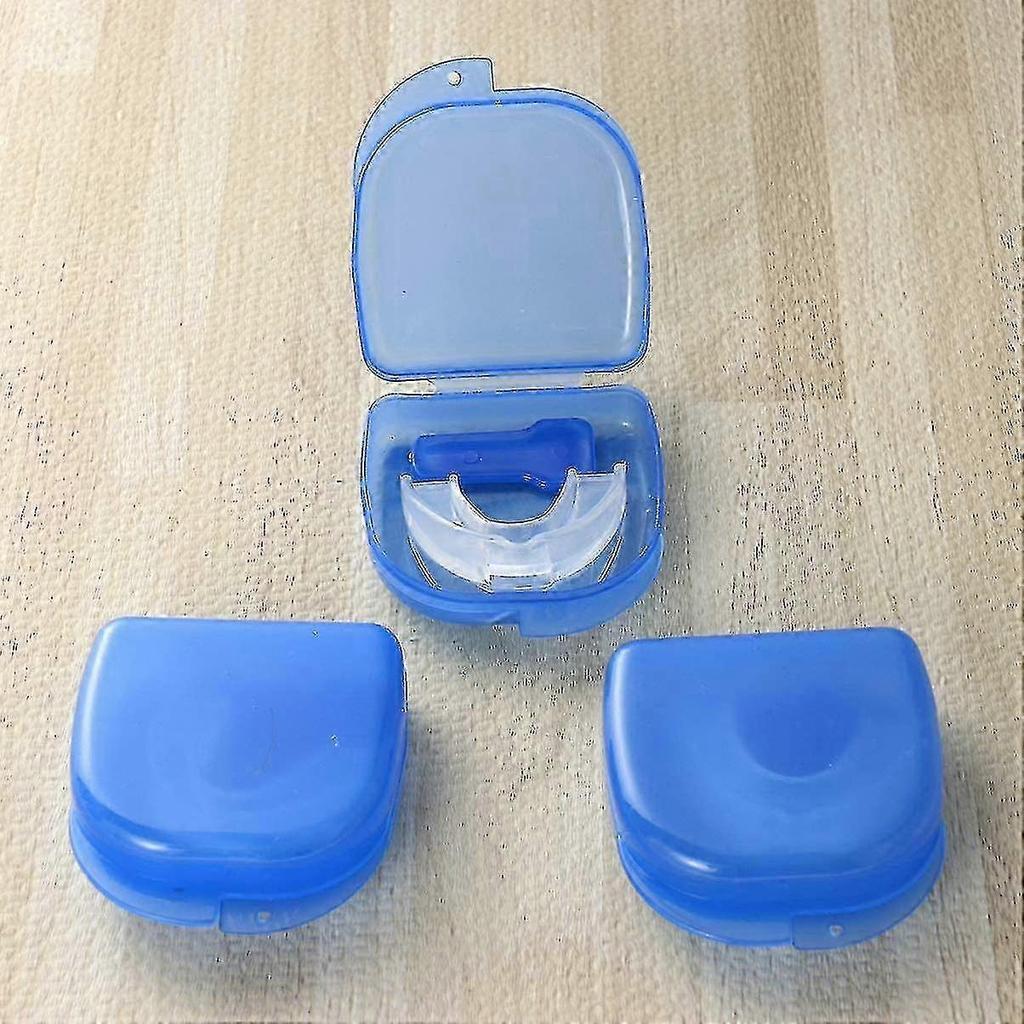 3pcs Professional Dental Night Mouth Guard For Peaceful Sleep Eliminate Teeth Grinding