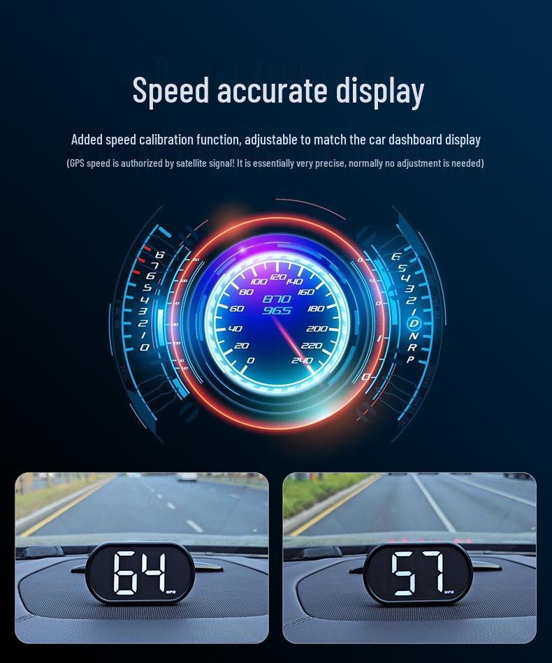 Портативный проекционный дисплей для автомобиля с GPS, многофункциональный тестер
