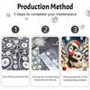 Christmas Pearl Painting Kit Handmade DIY Home Decoration Painting Penguin Owl Snowman Forest Night Scene Full Drill Craft Art