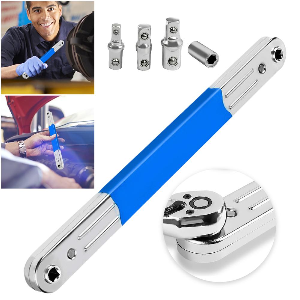 Ударный готовый смещенный удлинитель и 1/2 1/4 3/8 дюйма адаптер с квадратным приводом смещенный гаечный ключ-трещотка торцевой ключ для труднодоступных мест