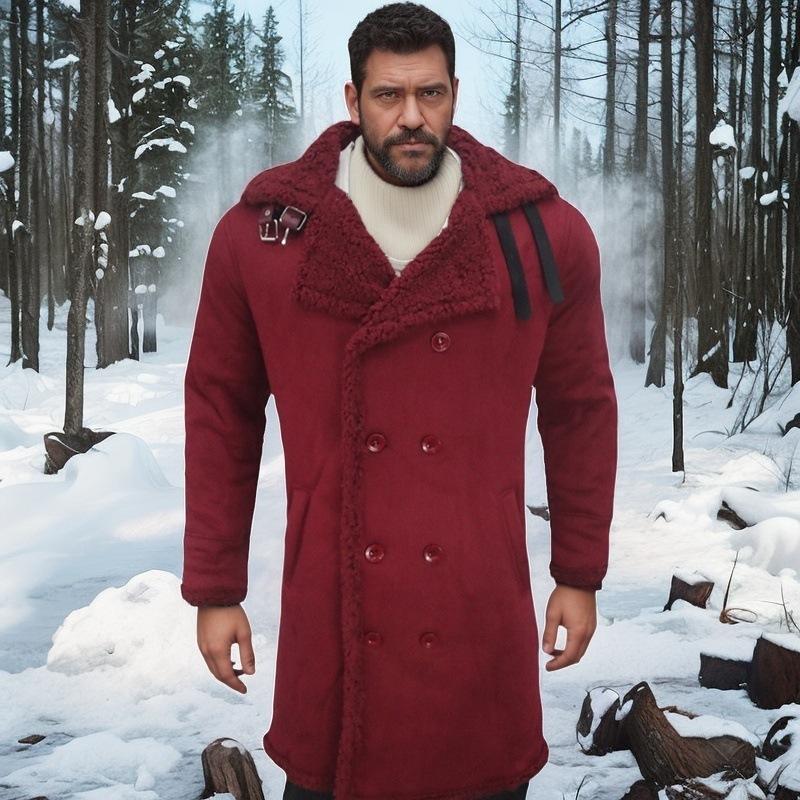 Куртка из утолщенной замши, куртка из искусственного меха, устойчивая к холоду и морозу