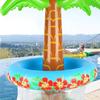 Надувное ведро для льда в форме кокосовой пальмы, плавающий контейнер для льда, ведро для охлаждения напитков, портативное, летнее