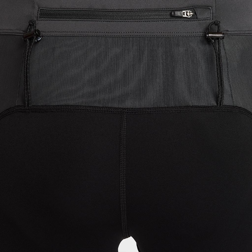 Nike Dri-FIT ADV Lava Loops Уличная мода Облегающие шорты для бега Мужские шорты Черный HJ4171-010