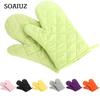 Cotton Oven Mitt Heat Proof Resistant Protector Kitchen Cooking Pot Holder Glove