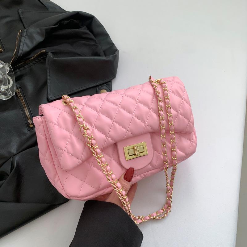 Xiaoxiangxiang Linglang Chain Новый стиль, модная, большая вместимость, качественная, одно плечо, женская, маленькая квадратная сумка через плечо