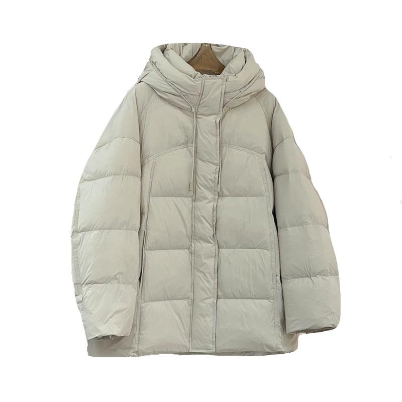 Женская куртка-пуховик Premium sense 90 белого цвета с утиным пухом 2024 года, новая утепленная, устойчивая к холоду, модная куртка-пуховик с небольшими бретелями