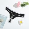 Thong Panties Girls Comfortable Belly Threaded Thong Women'S Low Waist Breathable Pure Cotton Thong