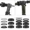 7/9Pcs Bicycles Stem Spacer Replacement Carbon Fiber Road Mountain Bike Headset Washer Bike Front Fork Stem Spacers