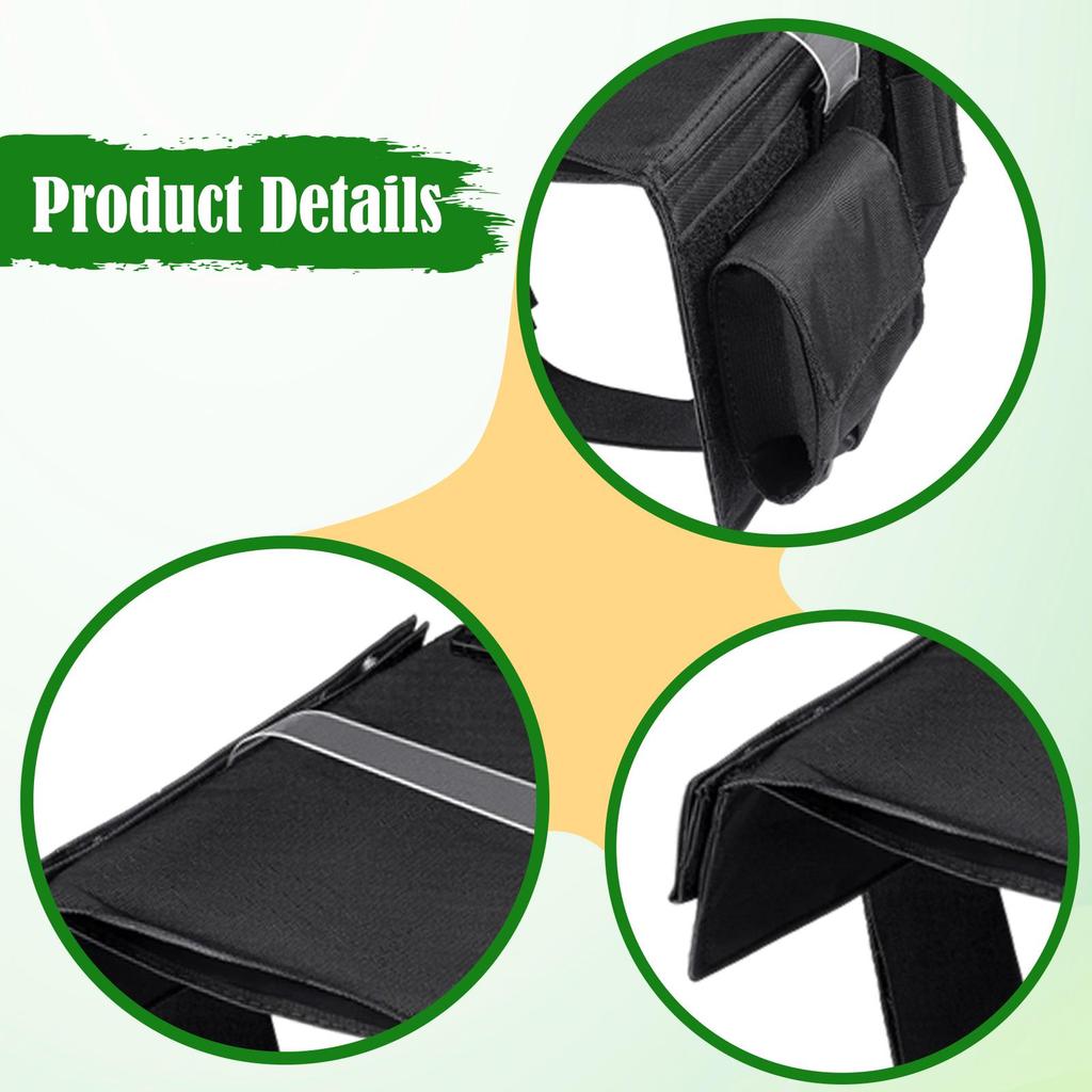 Classic Kneeboard Organizer for Pilot Accessory Clipboard and Pen Holder Knee Board for Pilot Notepad Holder for Watching