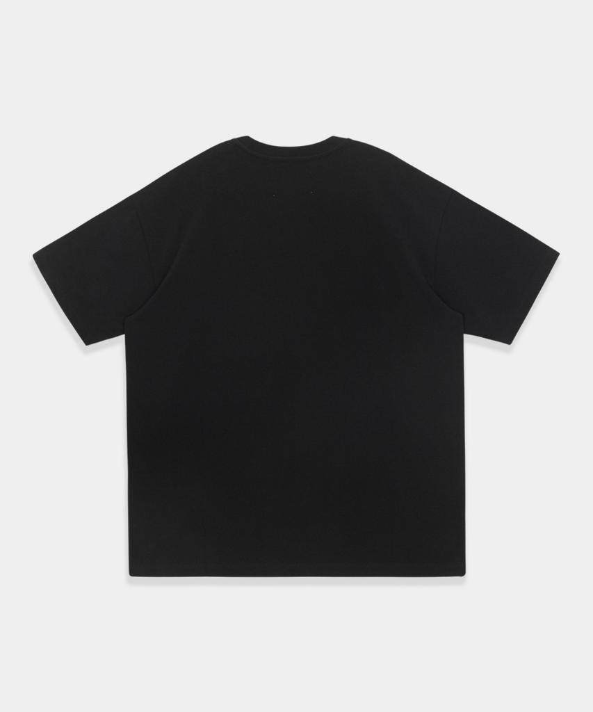 KINETO Women'S Classic Lettering Emblem T-Shirt_Black
