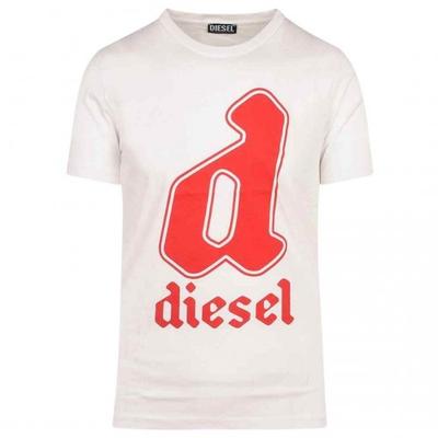 Футболка унисекс для взрослых Diesel с большим логотипом строчной буквы D