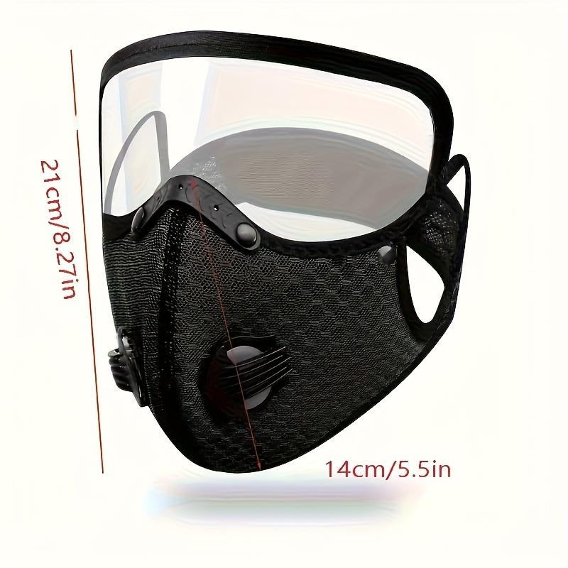 1PC Men's and Women's Cycling Protective Masks, Sports Masks, Filters, Dustproof and Warm Masks, Protective Lenses, Removable