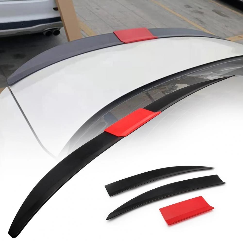 Car Spoiler 3-section Adjustable Universal Rear Spoiler Tail Wing DIY Parts Modification Accessories Easy To Install No Punching