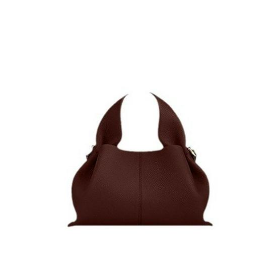 Pol Cloud Сумка-пельмень из натуральной кожи класса люкс в ретро французском стиле