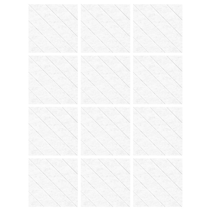 12шт акустическая пенопластовая настенная плитка звукоизоляционная пенопластовая панель акустическая обработка настенная плитка для тихих учебных помещений и библиотеки