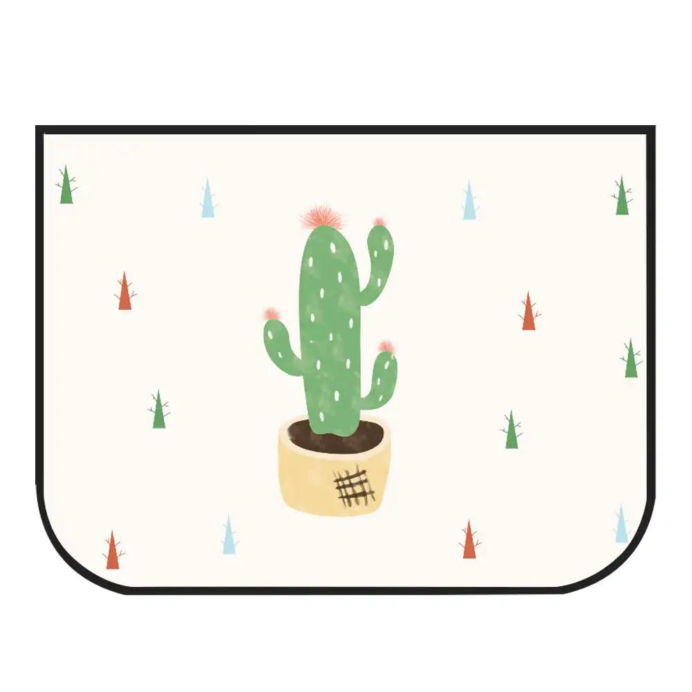 Автомобильная магнитная шторка на окно автомобиля, солнцезащитный козырек с рисунком, универсальная боковая солнцезащитная шторка с защитой от ультрафиолета для детей