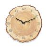 New product,Silent Vintage Wall Clock Wood Wall Clock, Kitchen Wall Clock, Retro Vintage Wall Clock for Home Living Room Kitchen 28x30cm