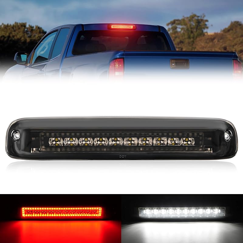 SUPAREE Third Brake Light Fit For 2014-2018 GMC Sierra/C-Hevy Silverado 1500 2500HD 3500HD LED 3Rd Brake Light Accessories Red LED Strobe Rear 3Rd