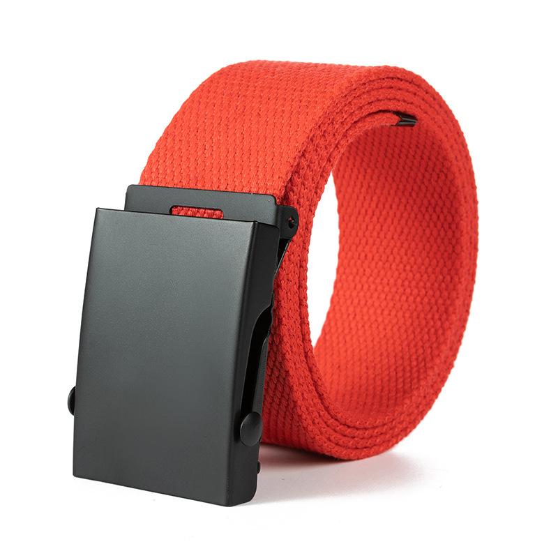 Новый высококачественный холщовый нейлоновый плетеный ремень для мужчин, джинсовые ремни с металлическим роликом, роскошная автоматическая пряжка на талии, спорт на открытом воздухе