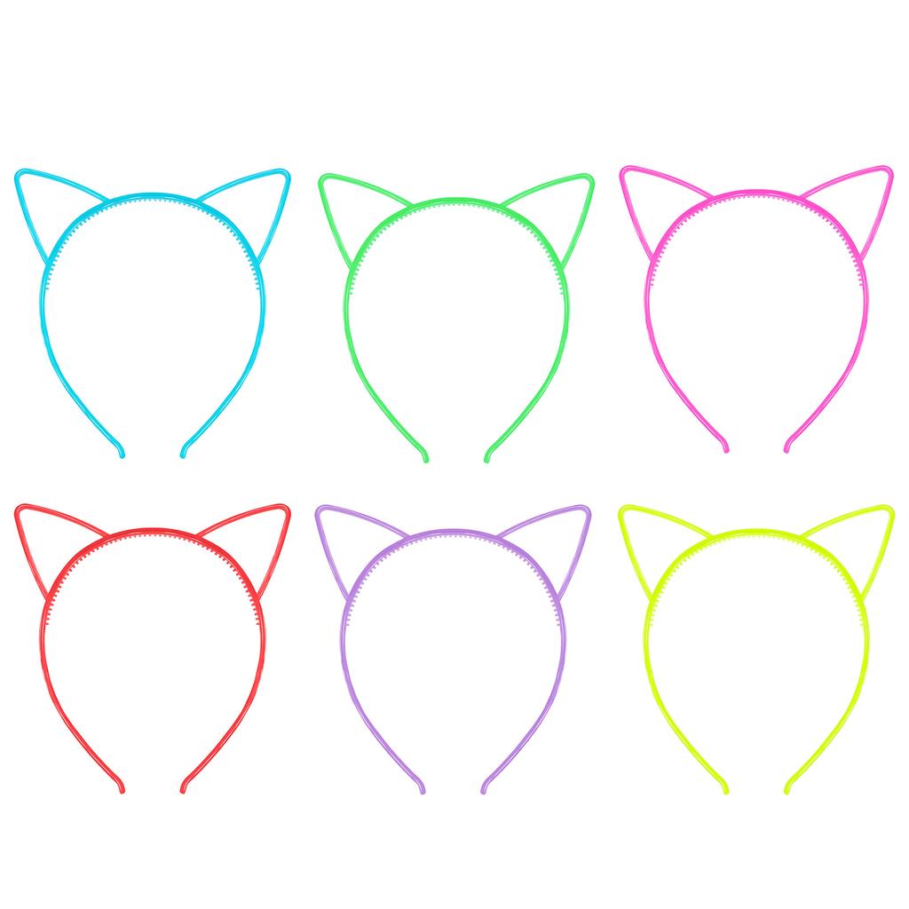 Fashion Adult Kids Glowing Cat Ear Shape Hair Hoop Luminous Hairband Stage Party Women Styling Headband