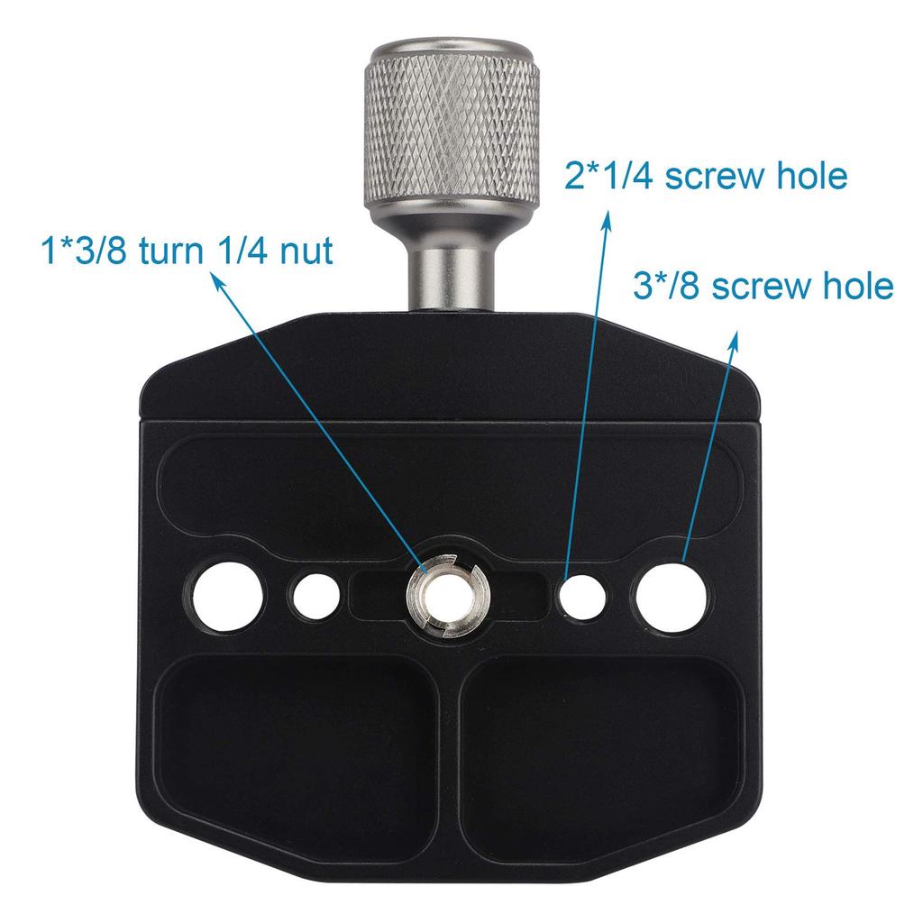 Leftfoto 70mm Quick Release Clamp for Arca Universal Quick Change Seat for Tripod Ball Monopod and Tripod Quick Release Swiss-Style Plates, Heads,