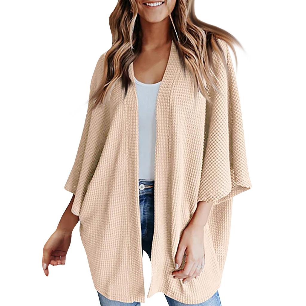 Осенне-зимний новый хит продаж, свободный кардиган, свитер, вязаный свитер, футболка, топы, женская одежда