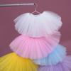 Girls' White Sequin Tutu Ballet Skirt for Dance