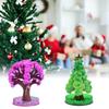 Причудливая 15-сантиметровая бумажная волшебная рождественская елка, красочный кристалл, растущая детская игрушка, подарок