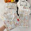 Cartoon Puppy Sweet Casual Imitation Cotton Edge Pajamas Women's Summer Short-sleeved Three-piece Set