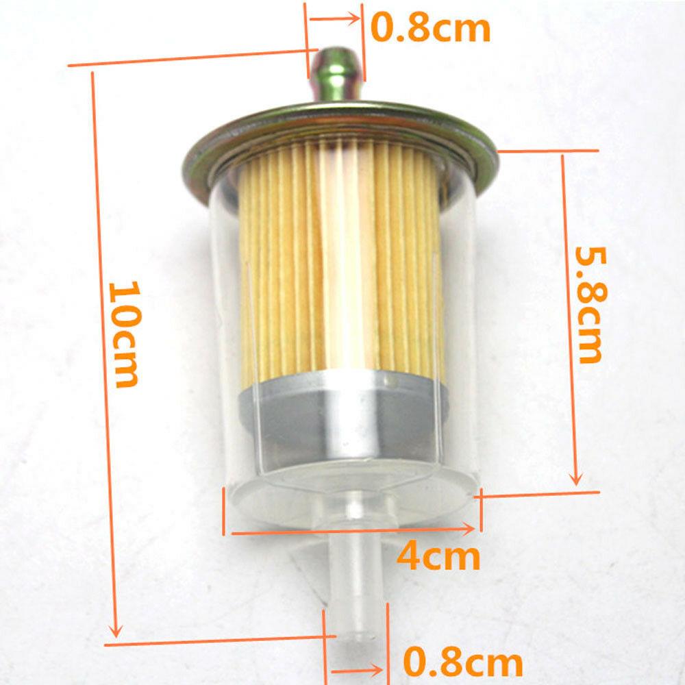 Motorcycle Tractor Truck Inline Gas Petrol Fuel Filter 8mm 3/8'' Pipe Universal Car Tuning Durable Car Accessories Universal Fuel Filters5