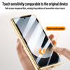 Гальванизированная крышка шарнира для Samsung Galaxy Z Fold 6 5G, кольцо для камеры, подставка, закаленное стекло, пленка, защищающая от подглядывания, чехол