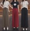 Drape 25 New Women's High-End Slim Ice Silk Wide-Leg Skirt Pants