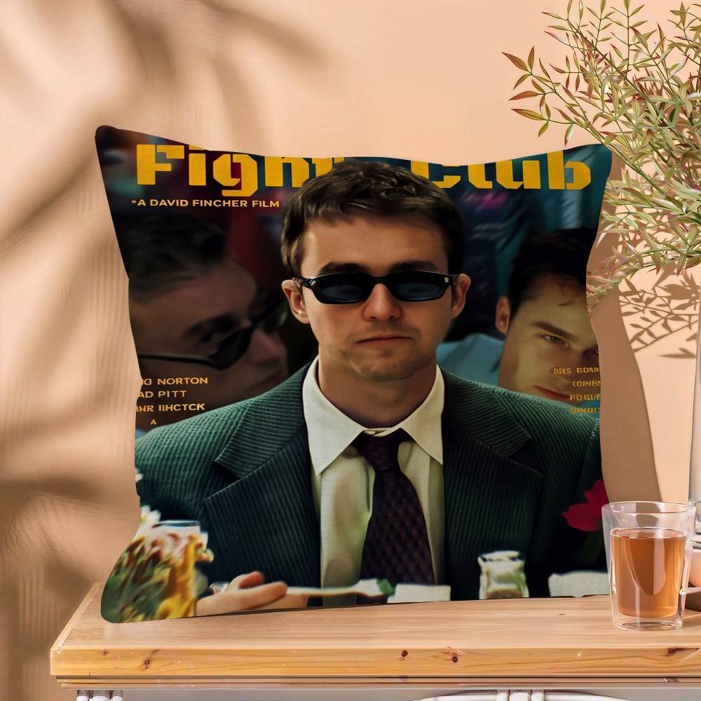 Good movie FFight Club Pillow Cushion Cover Pillowcase Living Room Sofa Home Decor Customized